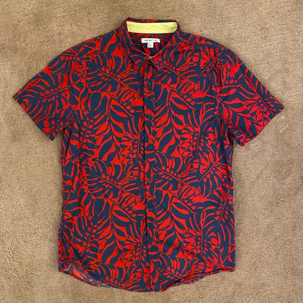 The Rail Patterned Button Up